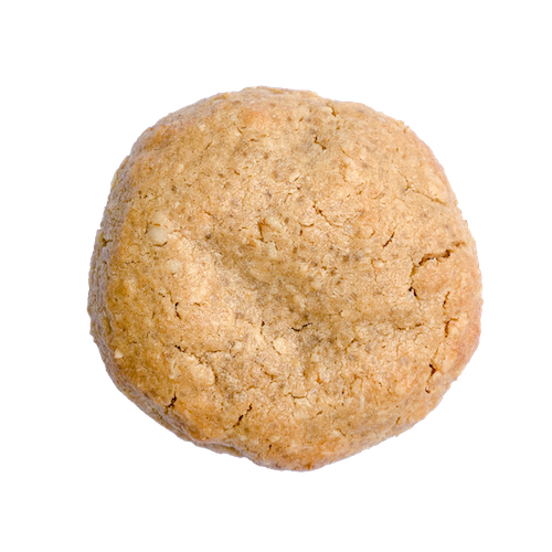 a round peanut butter cookie
